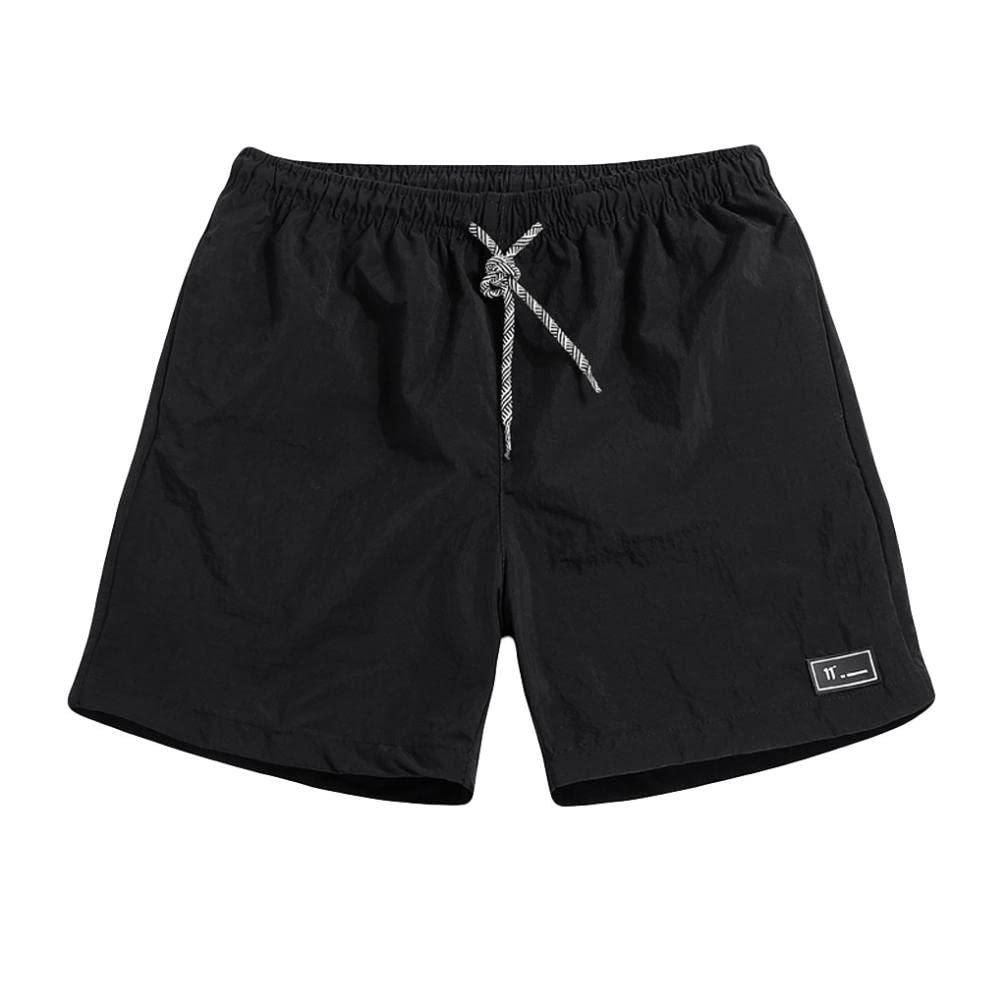 Men's Quick Dry Beach Shorts - Summer Casual Athletic Board Shorts with Drawstring & Pockets - Perfect for Swimming, Surfing, and Outdoor Activities