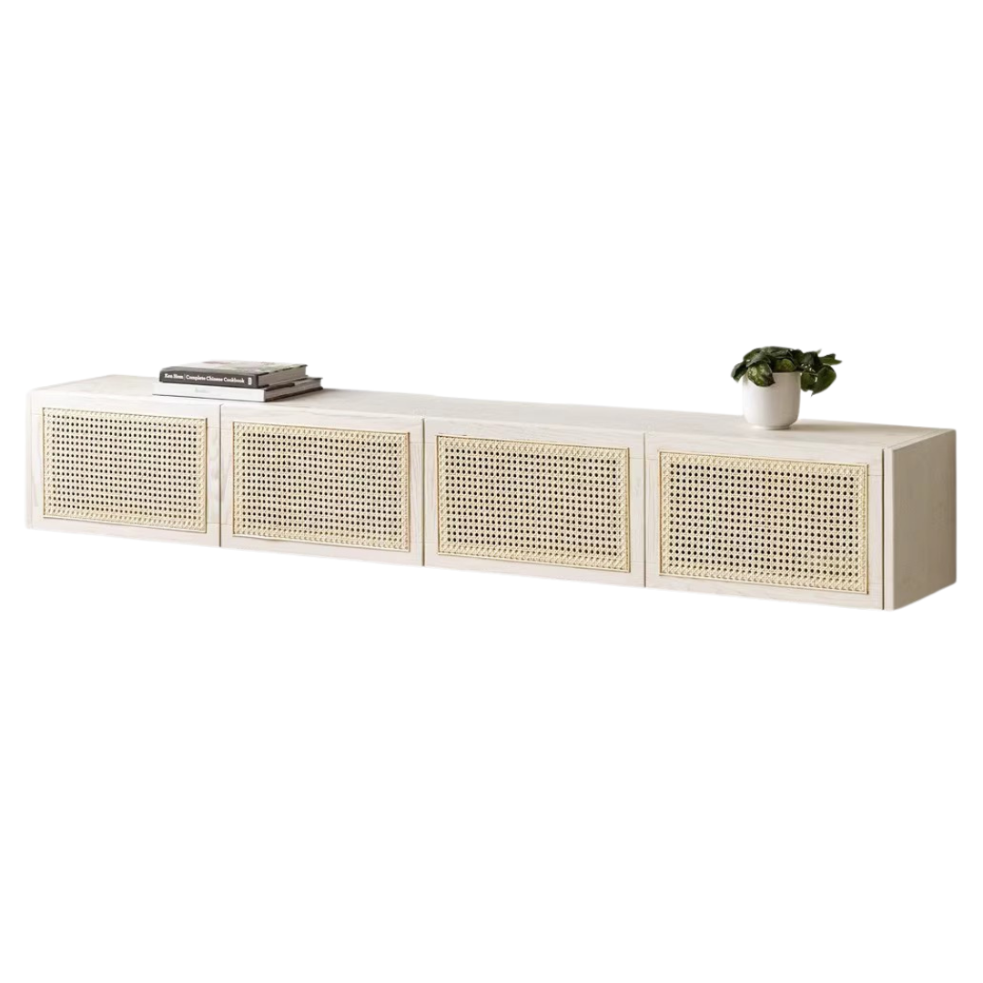 78.7х12.5х11.8 inch/ 200х32х30сm/ White color/ semi-enclosed wall-mounted TV cabinet