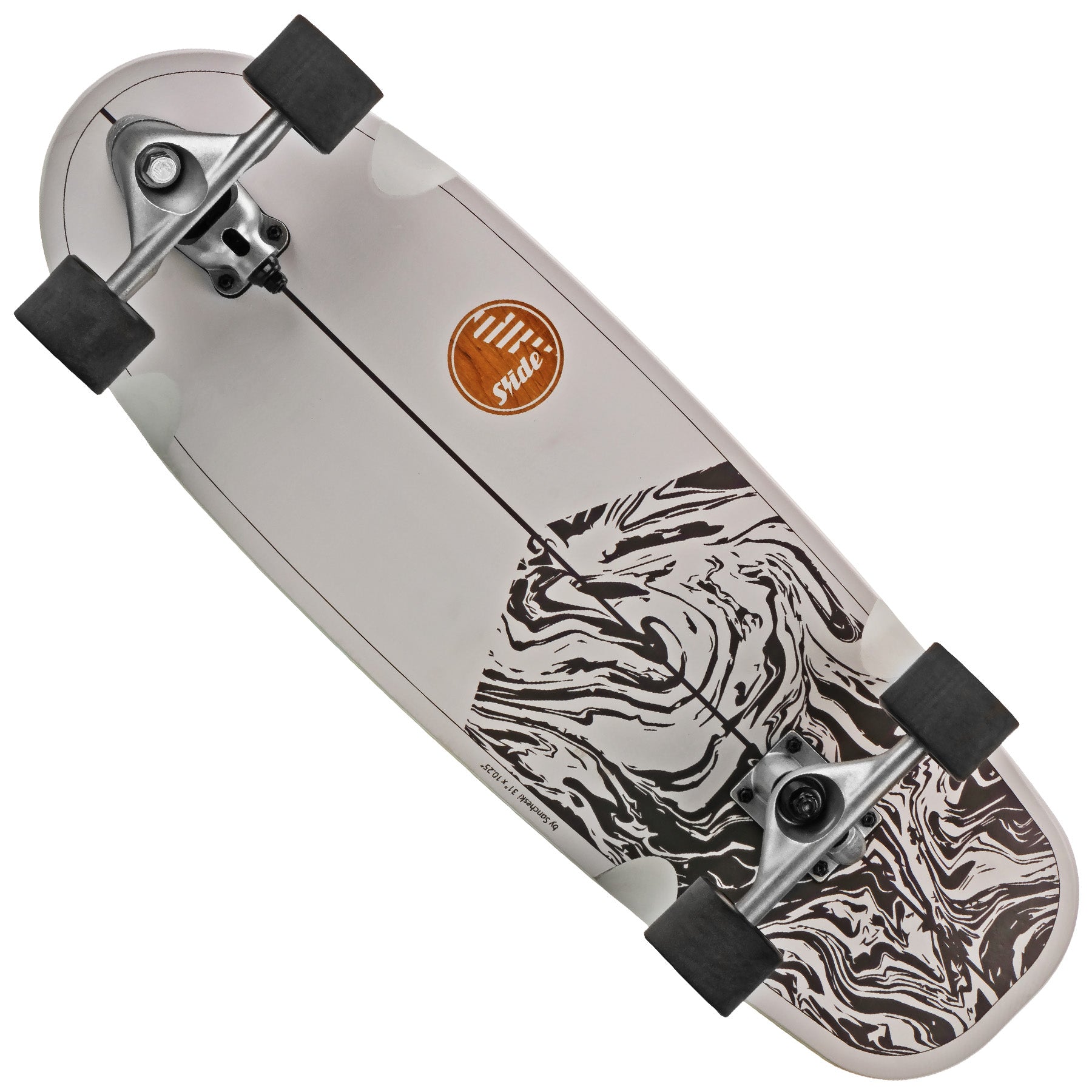 Best Slide Surfskate Street Surf Skateboard - Carving & Cruising Board for Urban Commuting & Fun Rides
