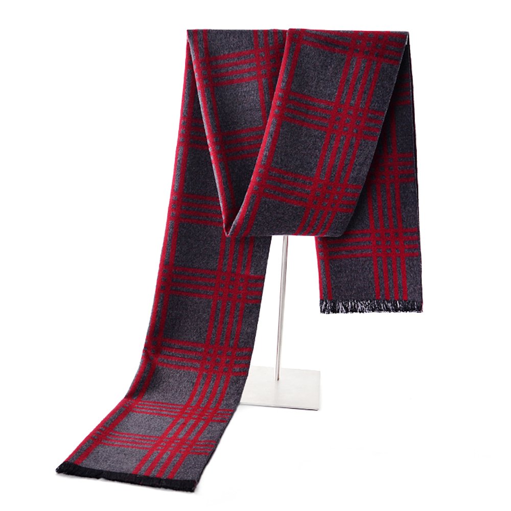 Ohayomi Men's Winter Scarf - Soft Formal Cashmere Scarves for Gentlemen | Perfect for Office, Business Meetings & Cold Weather Fashion Accessory
