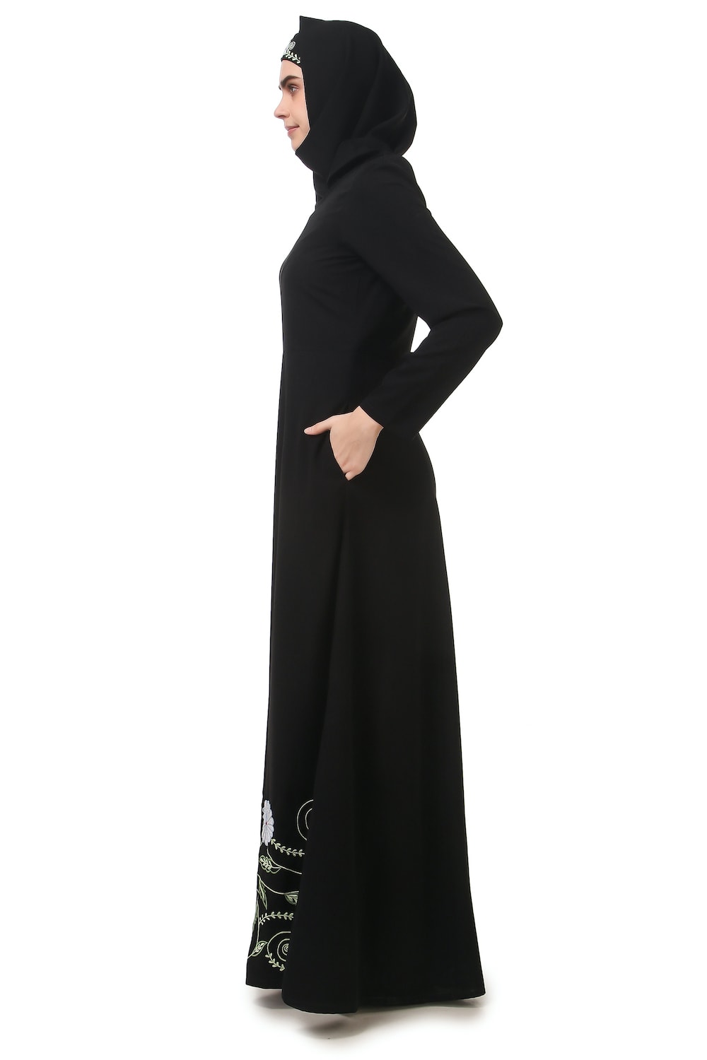 Elegant Heavy Embroidered Anarkali Abaya Dress for Women - Perfect for Parties, Weddings & Special Occasions