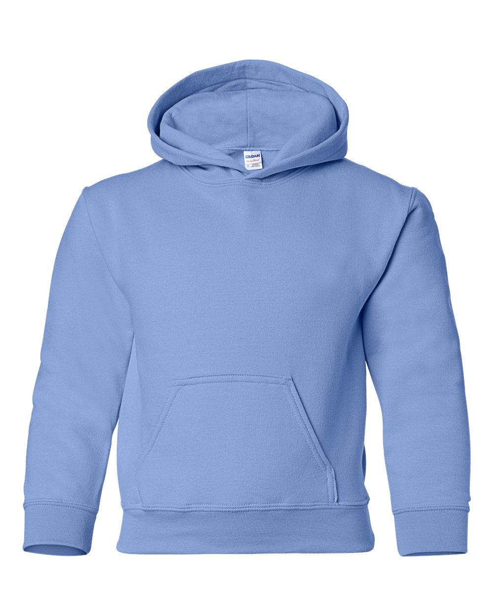Youth Gildan Heavyweight Blend Hooded Sweatshirt - Carolina Blue, Large (14/16) | Cozy Pullover Hoodie for Teens, School, Sports & Casual Wear