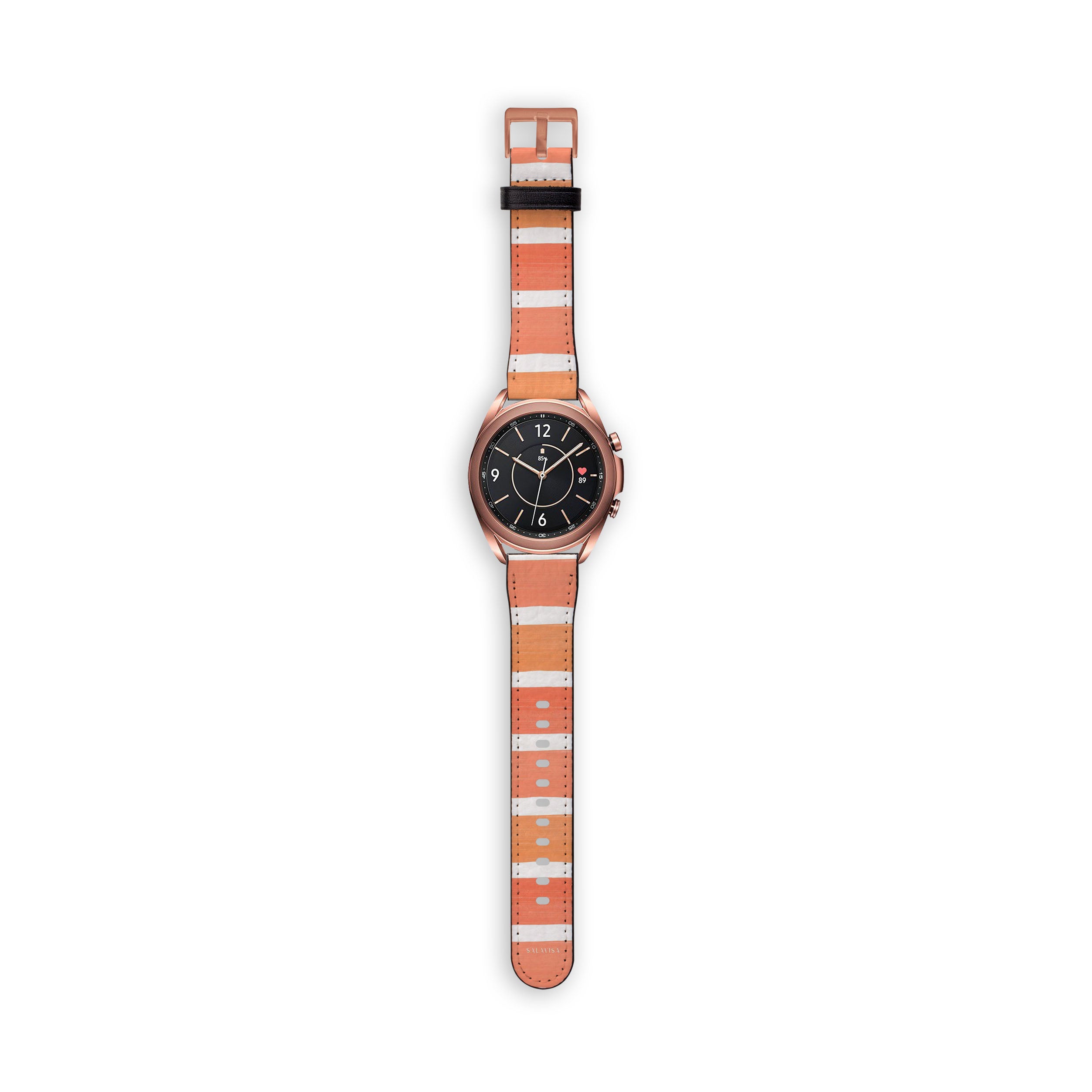 Galaxy Watch Band with Sunset Stripes Design - Stylish & Durable Replacement Strap for Samsung Galaxy Watch - Perfect for Workouts, Daily Wear & Outdoor Activities