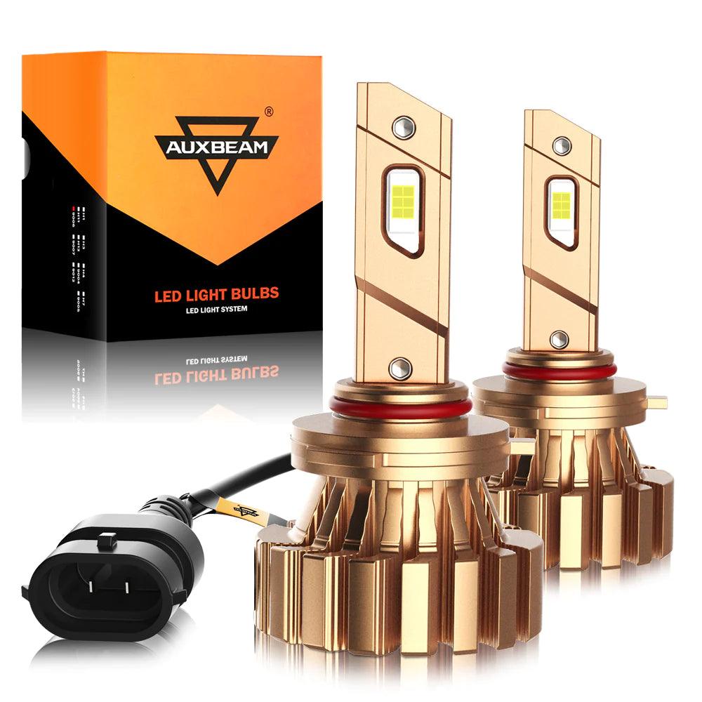 2003-2004 Ford Mustang SVT Cobra F-16 Plus Series CANBUS LED Headlight Bulbs - 14000LM High/Low Beam Conversion Kit (Perfect for Night Driving & Car Shows)