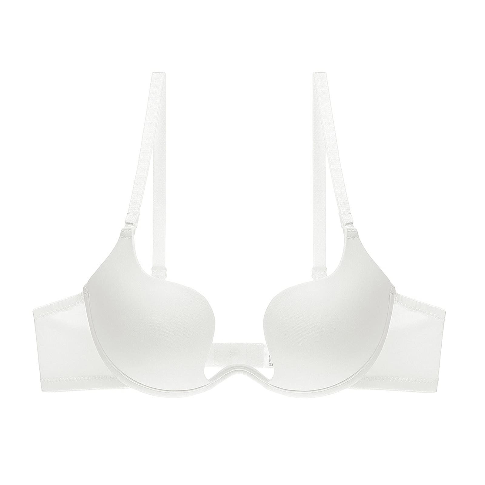 Kingtowag Women's Sexy U-Shaped Back Bra - Comfortable Lingerie Bralette for Deep Back Dresses & Evening Wear