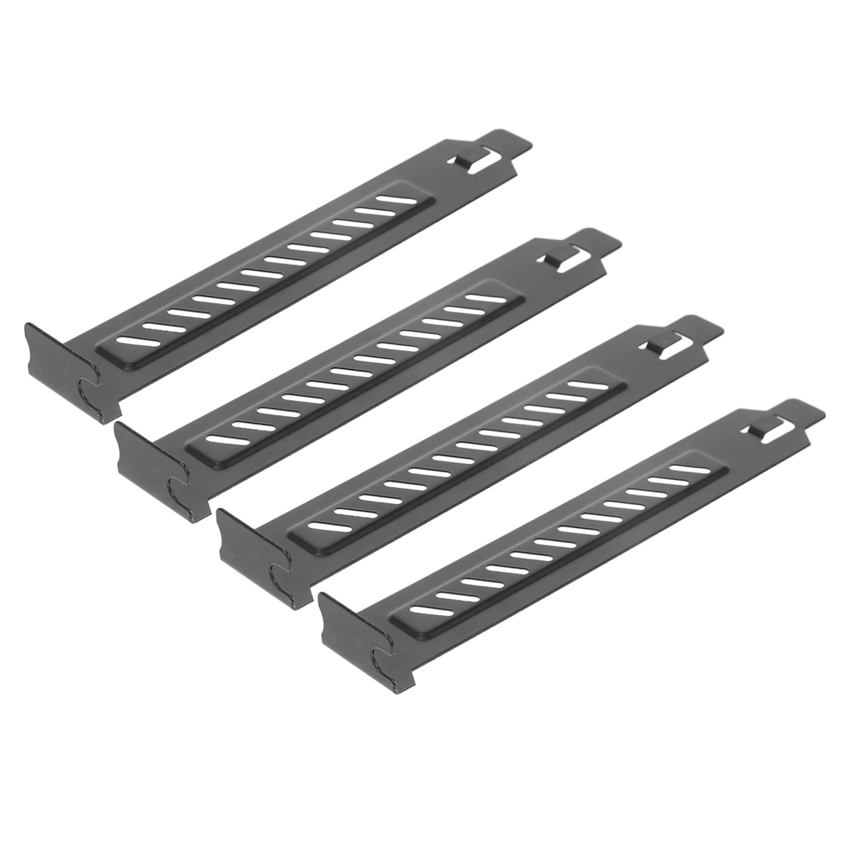 Mikikit 20pcs Stainless Steel Vented GPU Slot Covers - Dust Proof PCIe Blanking Plates for RGB Computer Case, Gaming PC Build & Custom PC Setup - Perfect for Dust Protection & Enhanced Airflow in ATX/Micro-ATX Cases