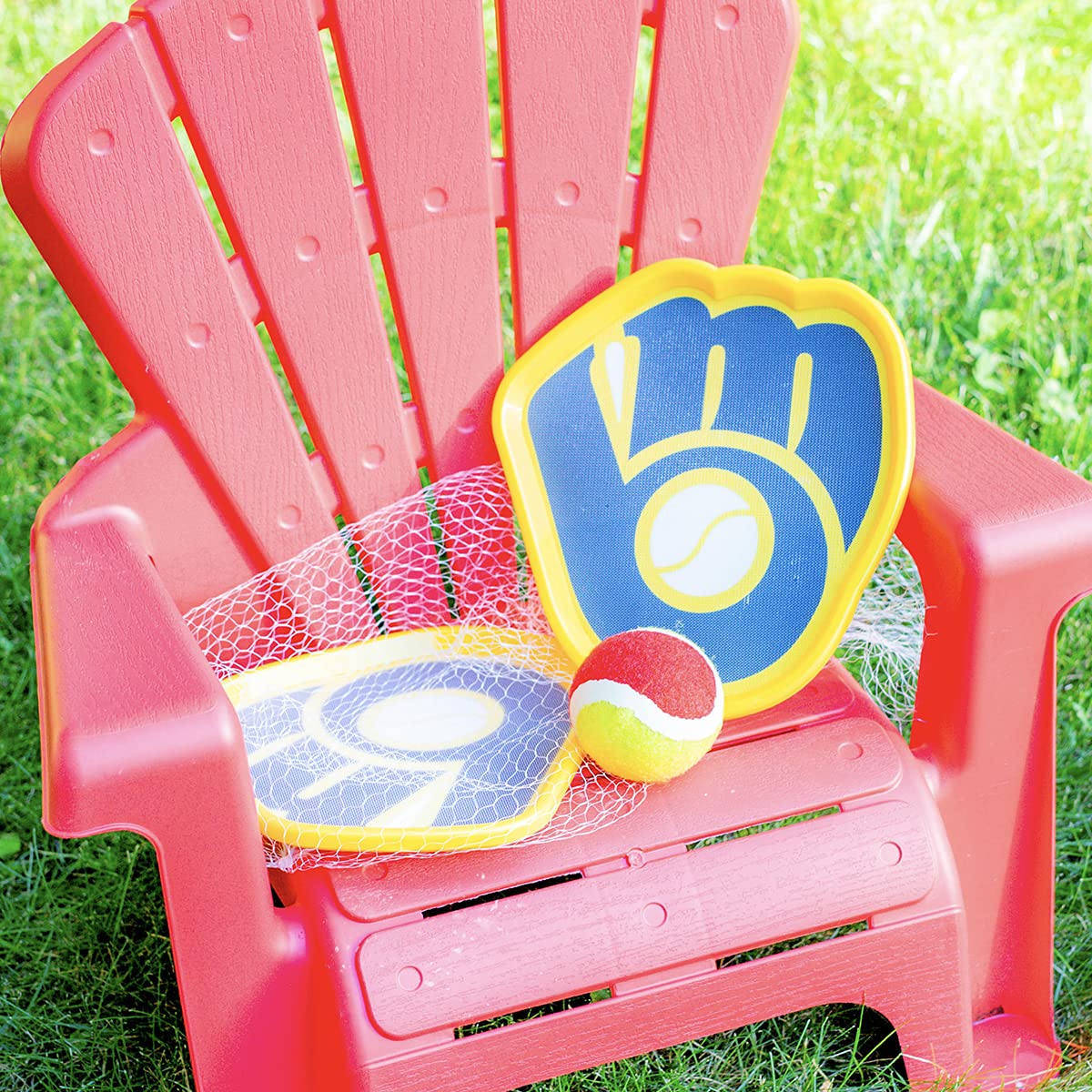 Supreme Catch Ball Game Set - 4 Paddles, 2 Balls & Storage Bag - Outdoor & Beach Toss and Catch Activity - Perfect Gift for Family Fun, Backyard Games, and Picnic Entertainment