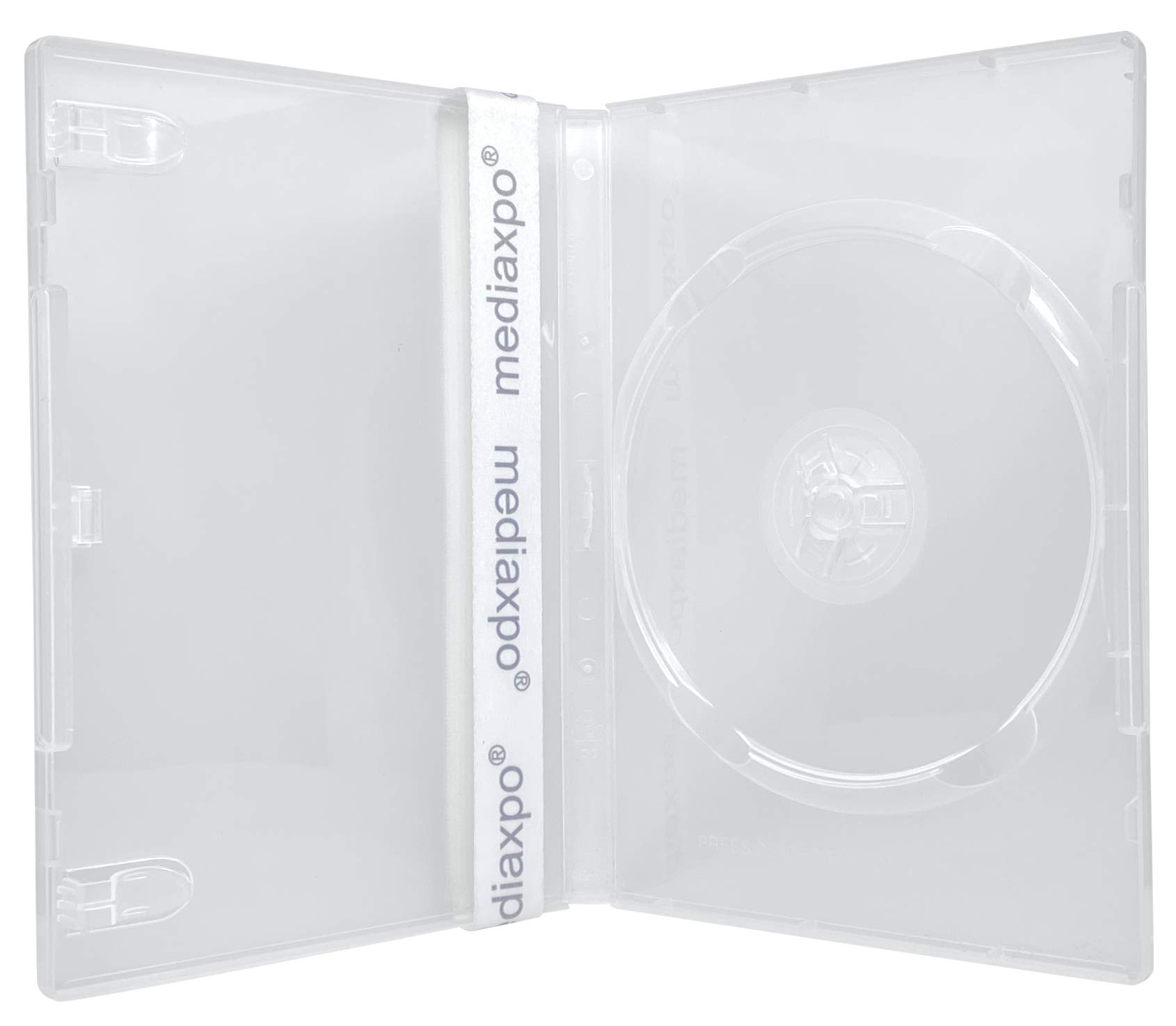 5 Pack Clear Single DVD Cases - Scratch Resistant & Durable Storage for Movies, Music, and Data Discs - Perfect for Home Collections, Office Archives, and Media Organization