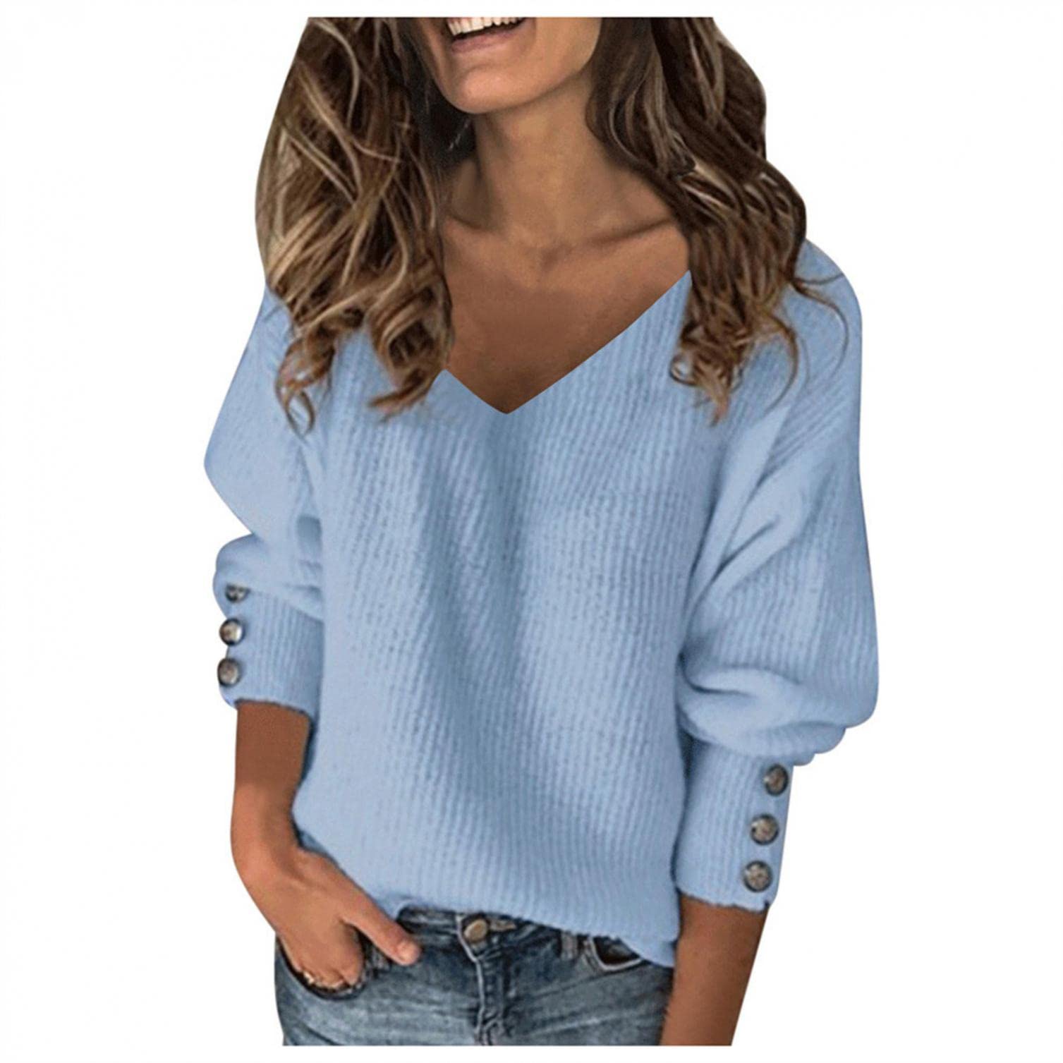 Vedolay Women's Color Block Striped Oversized Hooded Knit Sweater - Cozy Patchwork Pullover for Casual Wear, Fall & Winter Fashion