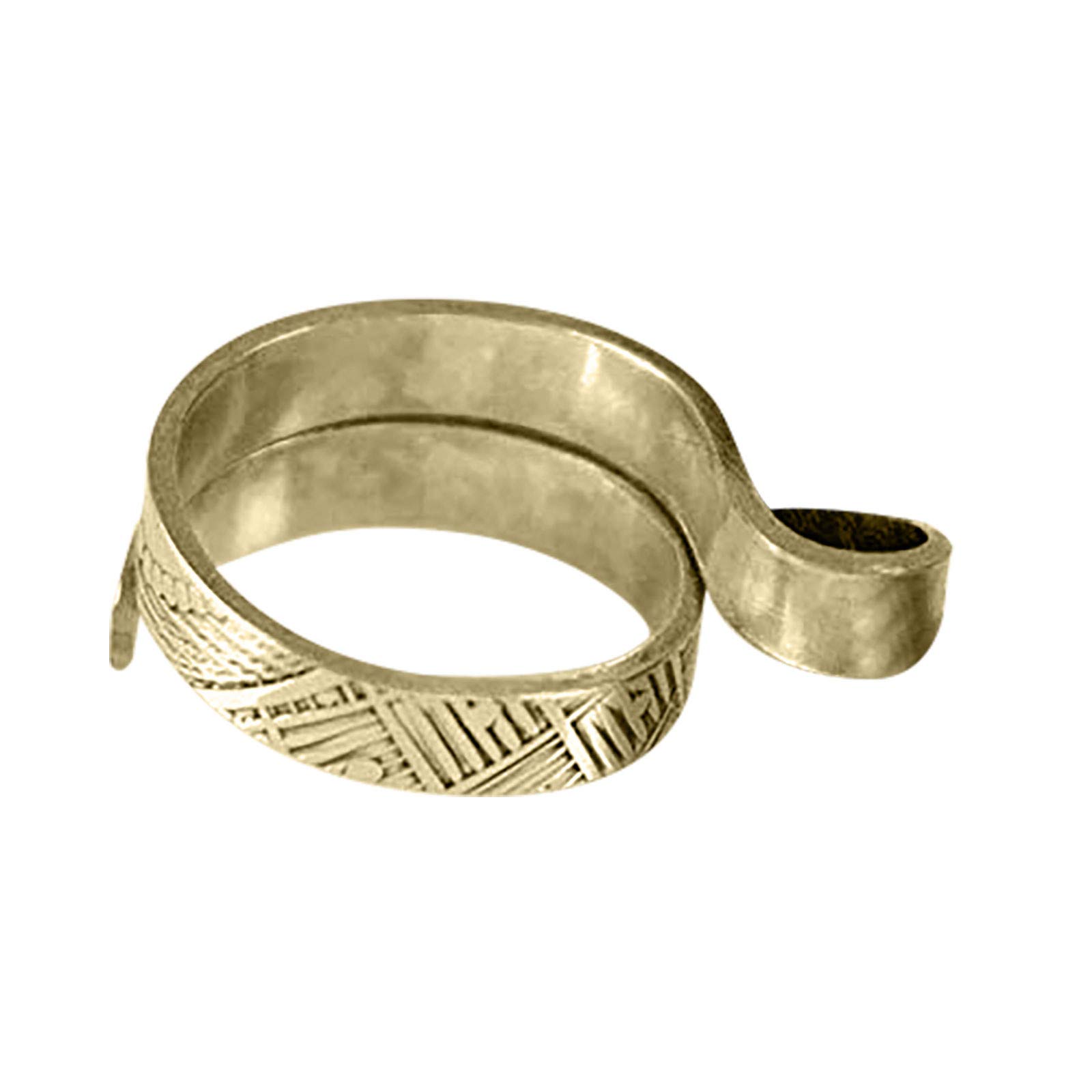 Adjustable Finger Knitting Ring - Gold Crochet Loop for Faster Knitting & Crocheting | Perfect for Yarn Crafts, DIY Projects & Handmade Accessories
