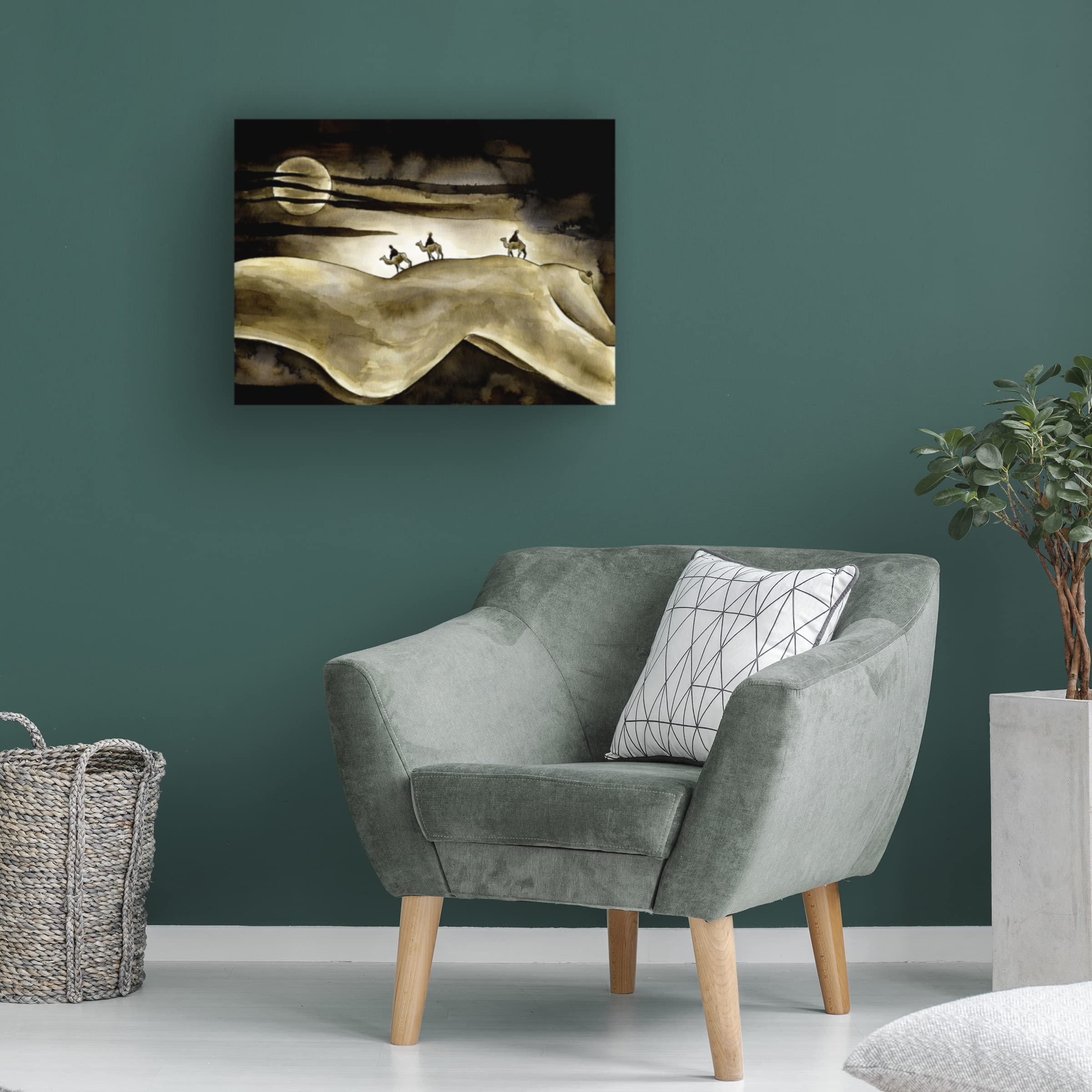 Ben Heine 'Discovery' Canvas Wall Art Print - Modern Abstract Painting for Living Room, Bedroom & Office Decor
