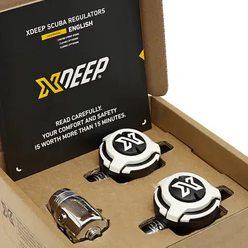 XDEEP CX100/LS100/LS100 Scuba Diving Regulator Set - Professional First & Second Stage Dive Equipment for Underwater Adventures