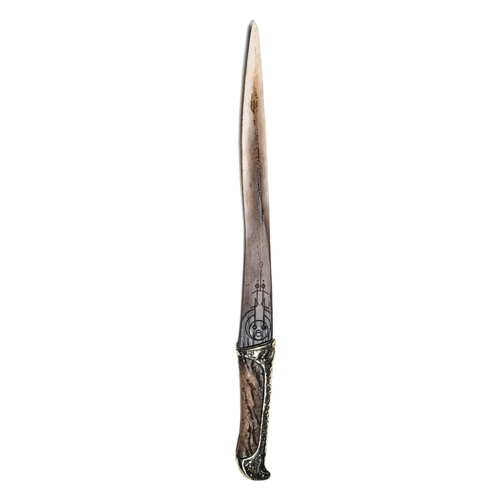 Authentic Starforged Dune II Sandworm Teeth Crysknife - Officially Licensed Atreides Movie Prop Replica (2024 Edition) | Perfect for Cosplay, Collectors & Sci-Fi Decor