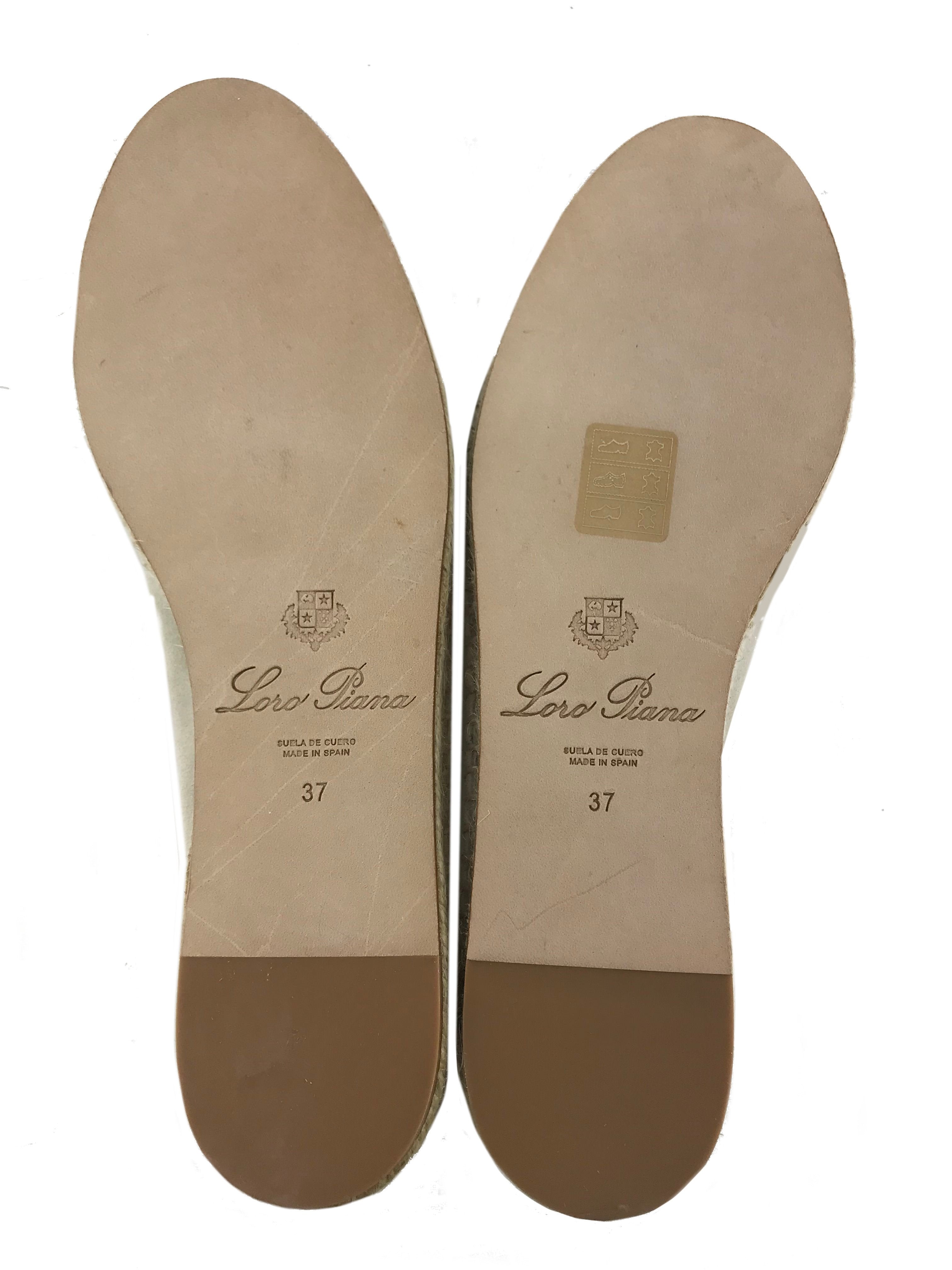 Loro Piana My Charms Suede Espadrilles Women's Size 7 | Comfortable Summer Casual Shoes for Beach, Vacation & Everyday Wear