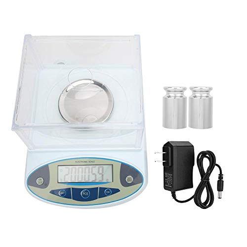 3000g x 0.01g Precision Digital Jewelry Scale with Tare Function | Laboratory & Jewelry Electronic Balance | 100-240V US Plug | Perfect for Jewelers, Pharmacists & Scientific Research