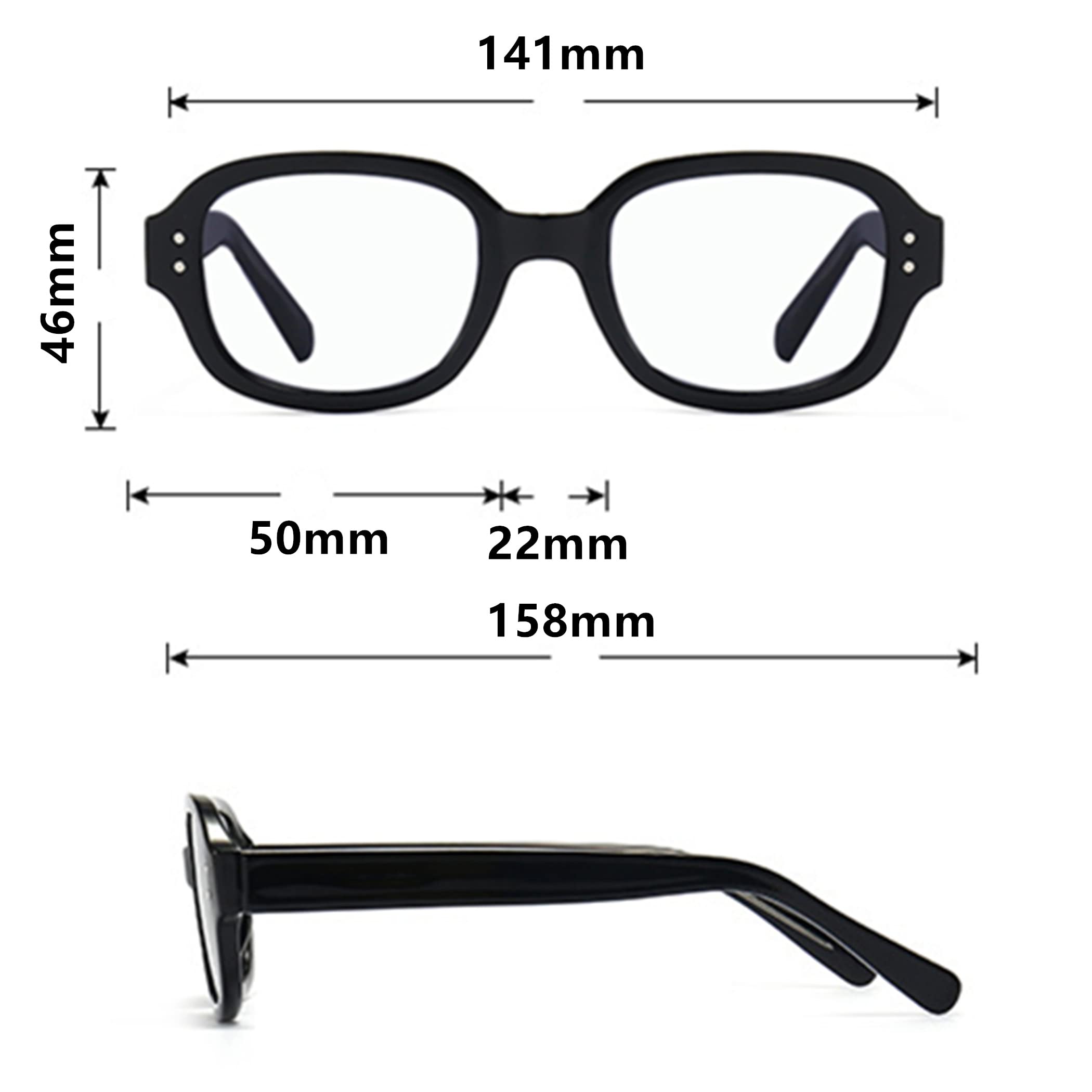 Bullabulling Oversize Oval Reading Glasses for Women - Blue Light Blocking Computer Readers with Anti-Glare Lenses | Perfect for Office Work, Screen Time & Night Reading