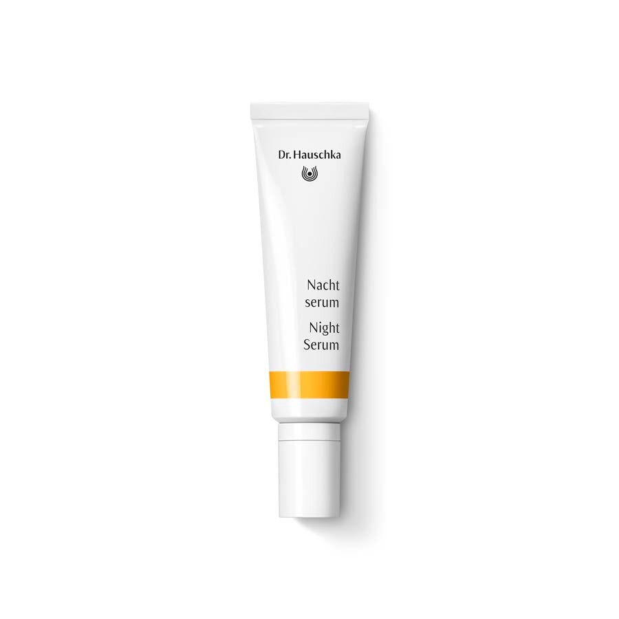 Dr. Hauschka Night Serum - Organic Anti-Aging Face Serum for Women, Hydrating & Brightening Night Treatment with Plant Extracts | Perfect for Dry Skin & Evening Skincare Routine