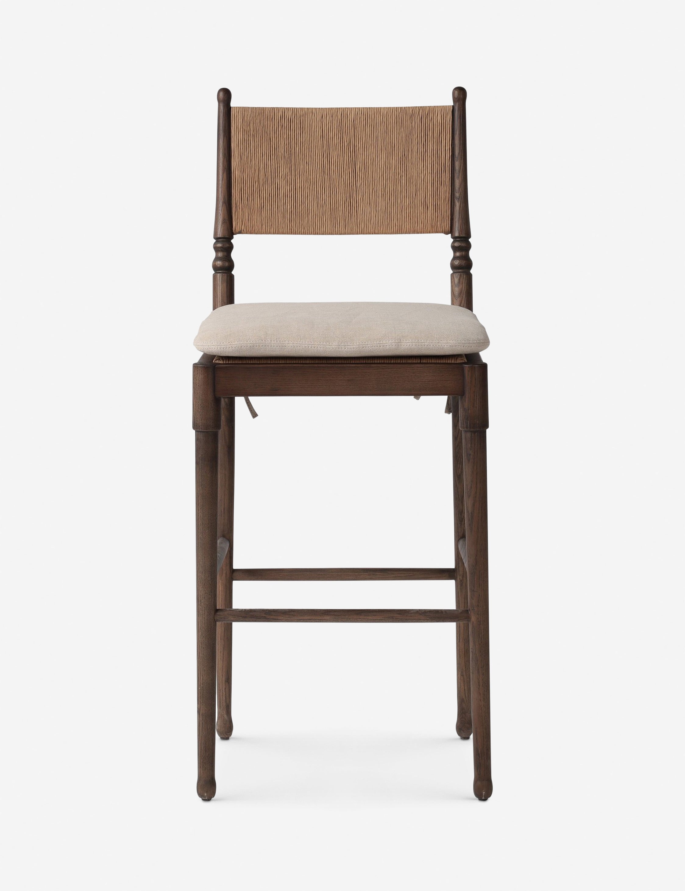 Fayth Bar and Counter Stool by Amber Lewis x Four Hands - Modern Kitchen & Dining Stools for Home Bar, Breakfast Nook & Restaurant Use