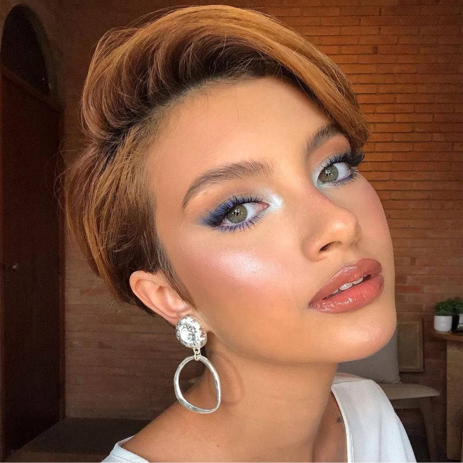 Sexy Pixie Cut Lace Front Wigs Human Hair 0T30 Color 13x4x1 Short Bob Wigs Straight for Black Women - Perfect for Daily Wear, Cosplay & Special Occasions