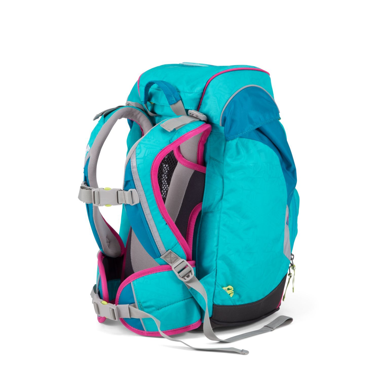 Ergobag Prime School Backpack with Hula Hoop Design - Lightweight, Durable & Ergonomic for Kids & Teens - Perfect for School, Travel & Outdoor Adventures