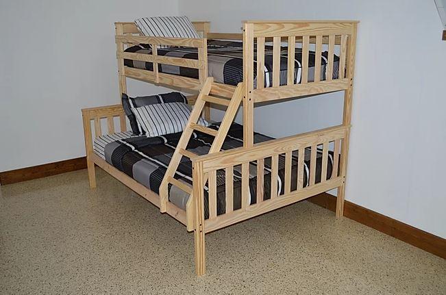 A&L Solid Wood Mission Style Bunk Bed with Ladder - Twin Over Twin Bunk Beds for Kids & Teens - Space Saving Bedroom Furniture for Small Rooms & Dormitories