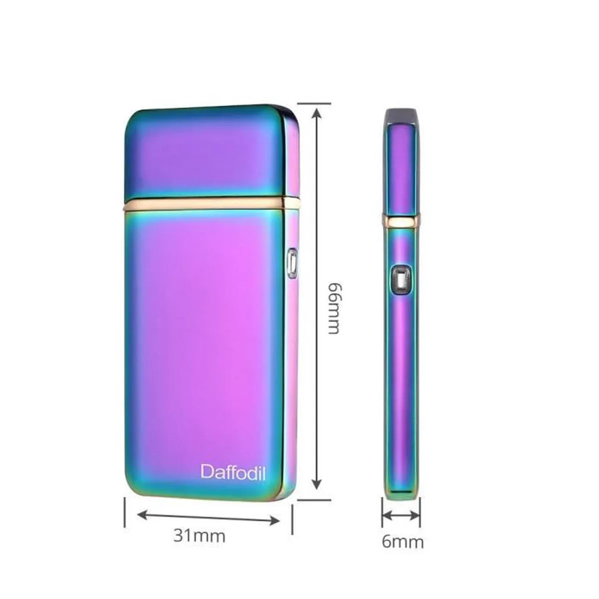 Rechargeable USB Electronic Coil Lighter - Windproof, Flameless, Touch Control, Pink (EC220) - Perfect for Camping, Hiking, Outdoor Adventures & Emergency Use