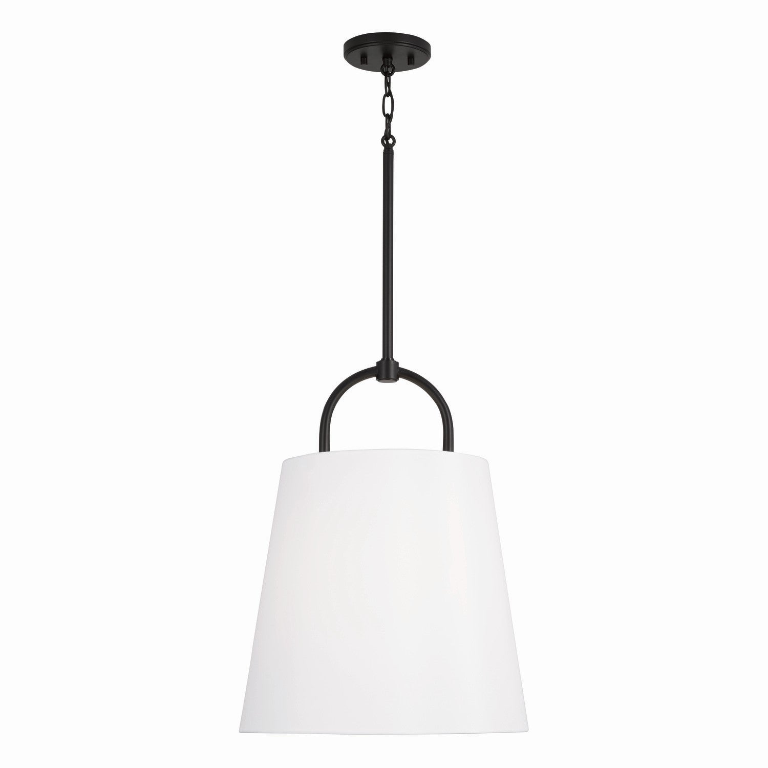Capital Lighting Modern One Light Pendant - Sleek Ceiling Light Fixture for Dining Room, Kitchen Island & Bedroom Decor
