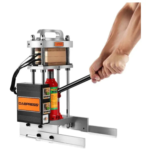 Dabpress 4 Ton Rosin Press - Upgraded Hydraulic Heat Press Machine for DIY Rosin Extraction, Essential Oil Making - Perfect for Home Use & Small Business