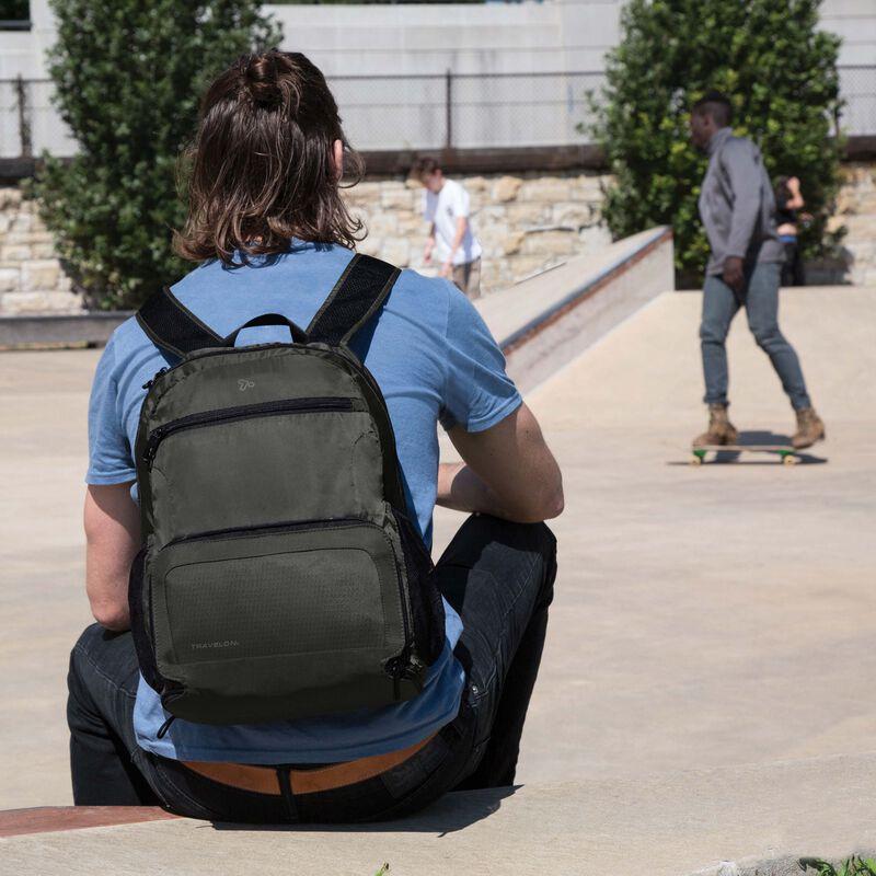 Travelon Anti-Theft Packable Backpack for Travel & Commuting - Lightweight Secure Daypack with RFID Protection for Hiking, Work & Daily Use