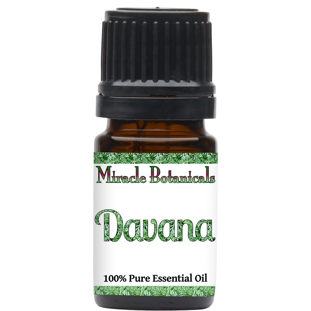 Premium Davana Essential Oil (Artemisia Pallens) - 100% Pure, Natural & Therapeutic Grade for Aromatherapy, Relaxation & Skin Care