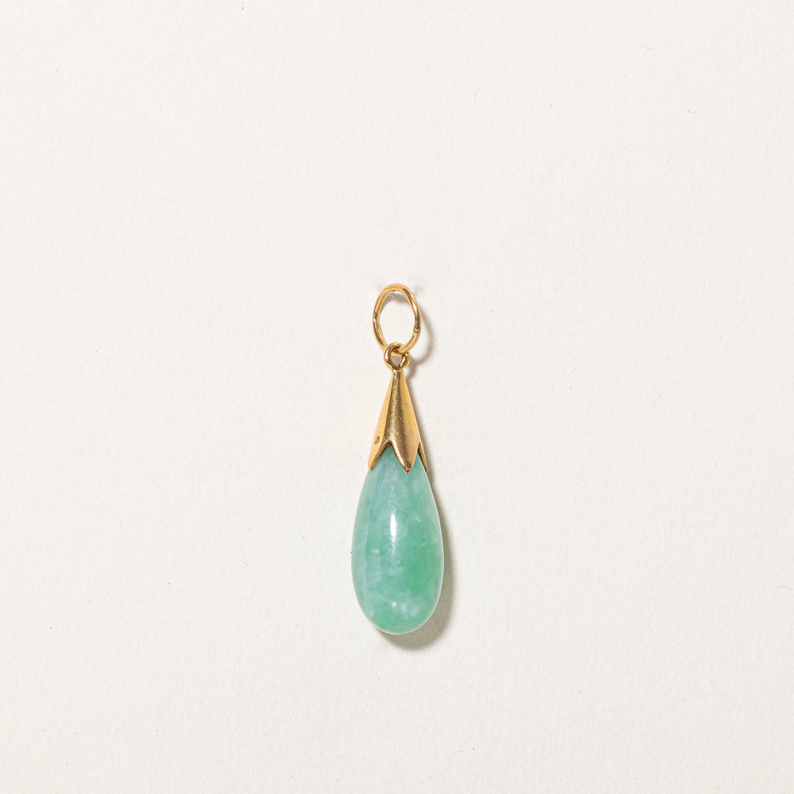 5.00ct Natural Jadeite Drop Pendant Necklace - AAA Grade Green Jade Pendant for Women - Elegant Jewelry Gift for Birthday, Anniversary & Special Occasions