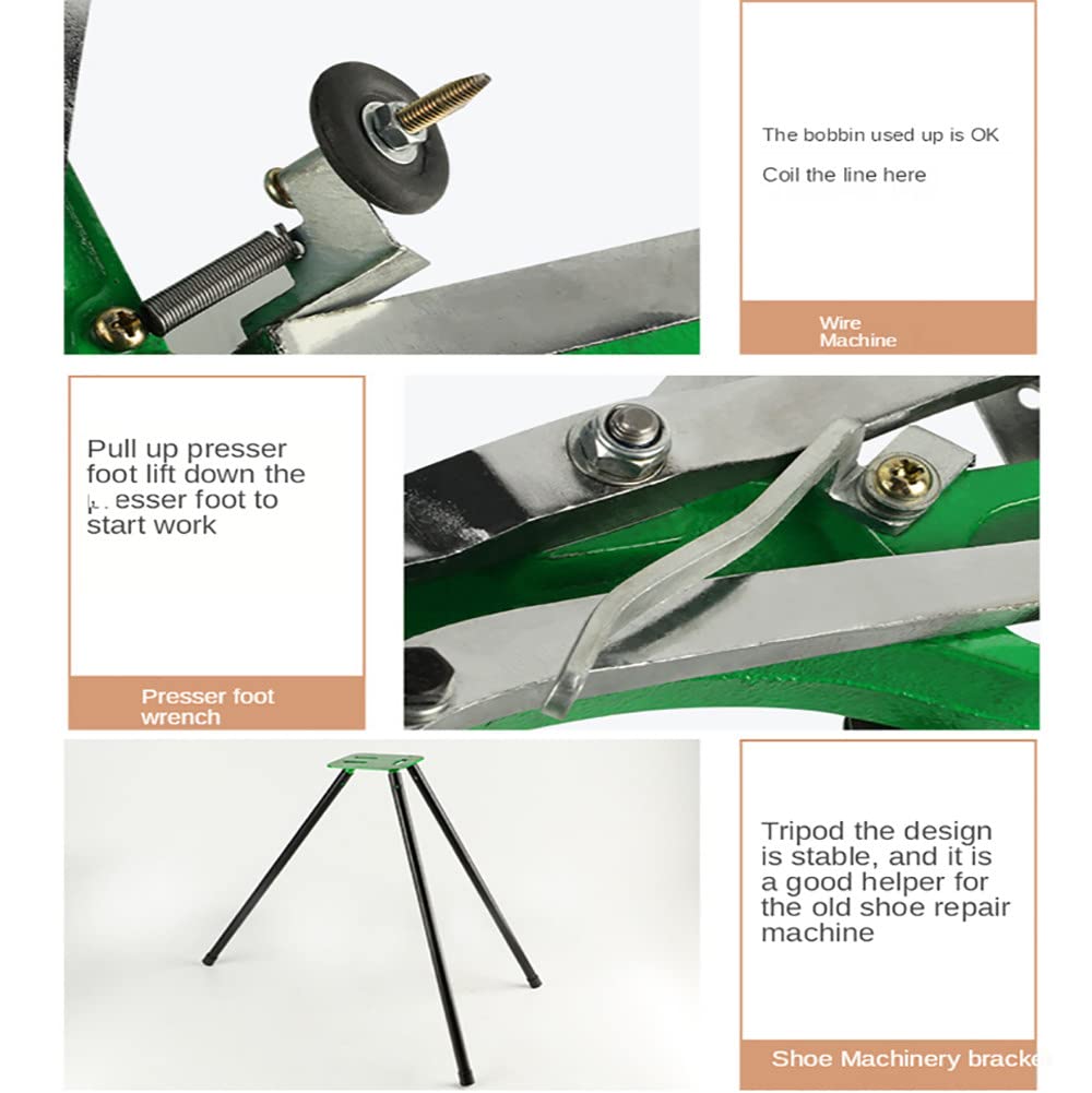 Professional Small Shoe Repair Machine - Manual Cobbler Tool for DIY Shoe Mending & Sewing | Perfect for Home Shoe Repairs, Leather Crafting & Quick Fixes