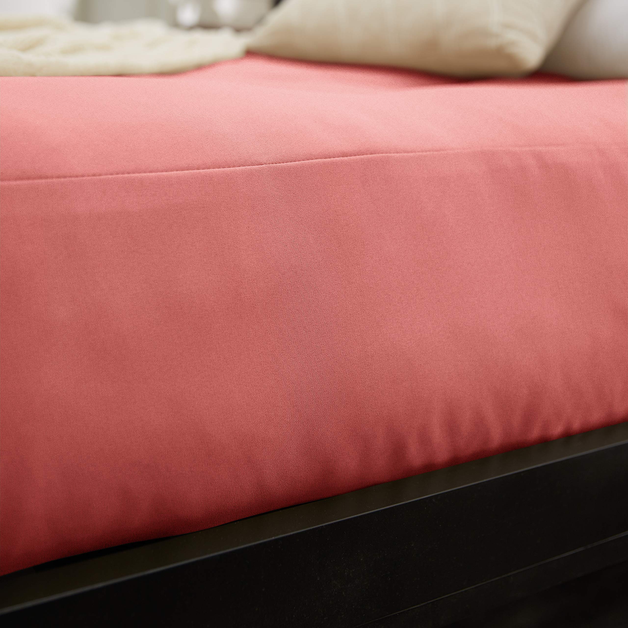 Trupedic x Mozaic 12 Inch Full Size Standard Futon Mattress - Basic Coral (Frame Not Included) | Comfortable & Durable for Kids Bedroom, Guest Room, Dorm, Apartment | Multiple Color Options