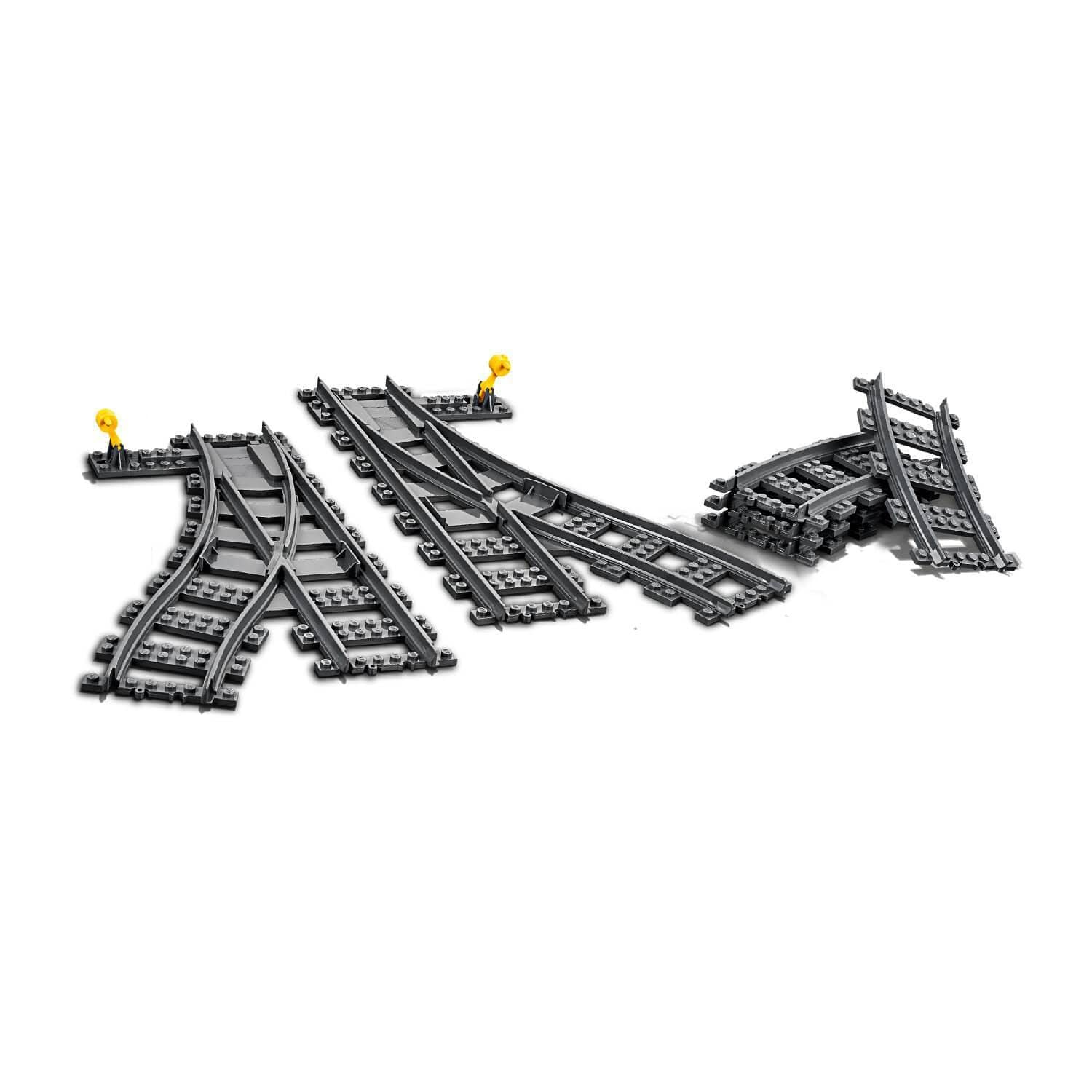 LEGO 60238 City Train Tracks Switch Track Building Toy Set for Kids Ages 5-12 | Compatible with Toy Trains & Railway Tracks | Perfect for Creative Play & Train Layouts