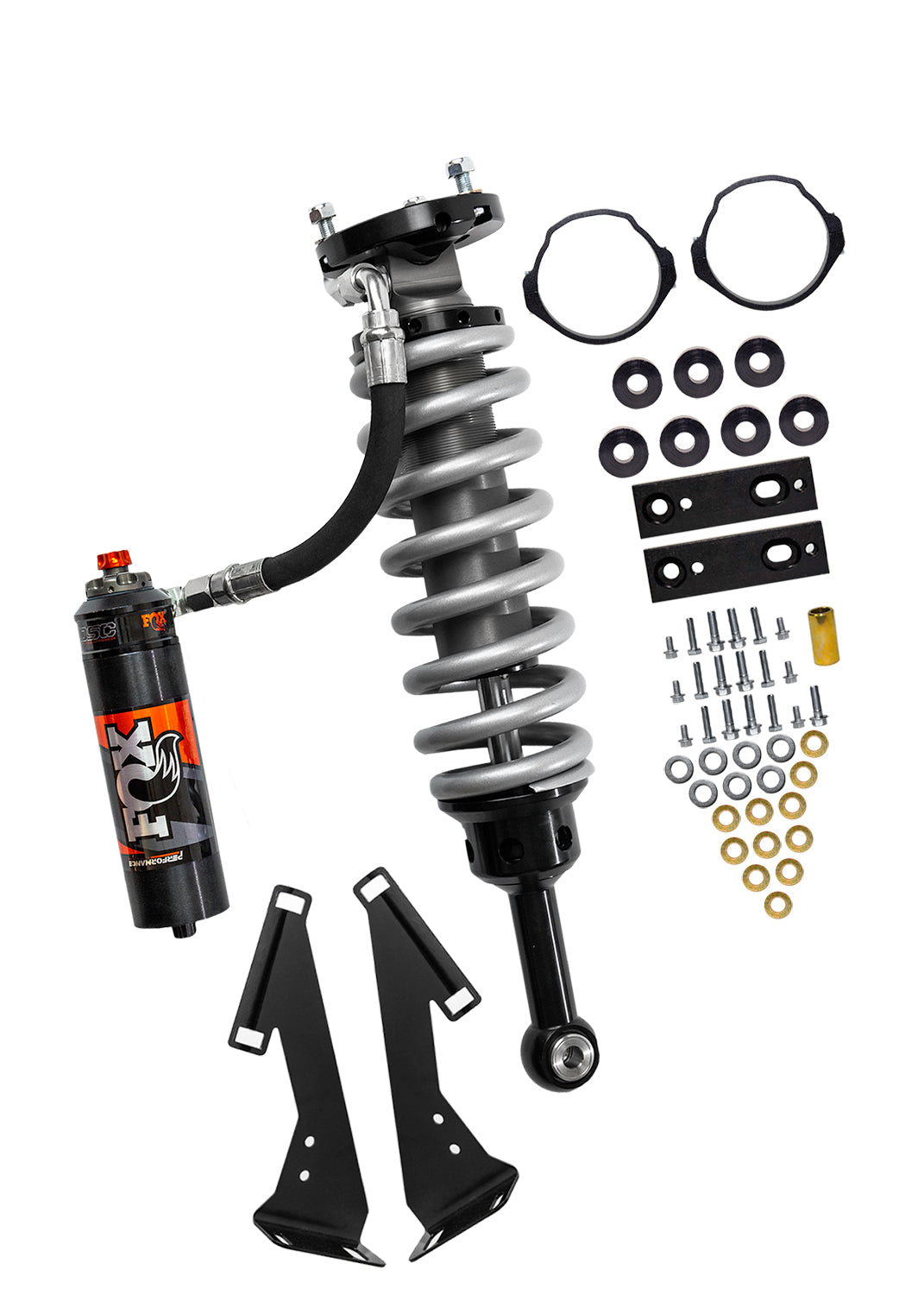 2005-2023 Toyota Tacoma Fox Performance Elite Series RR 2.5 Front Coilovers (2-3 Inch Lift) - Off-Road Suspension Upgrade for Adventure & Trail Riding