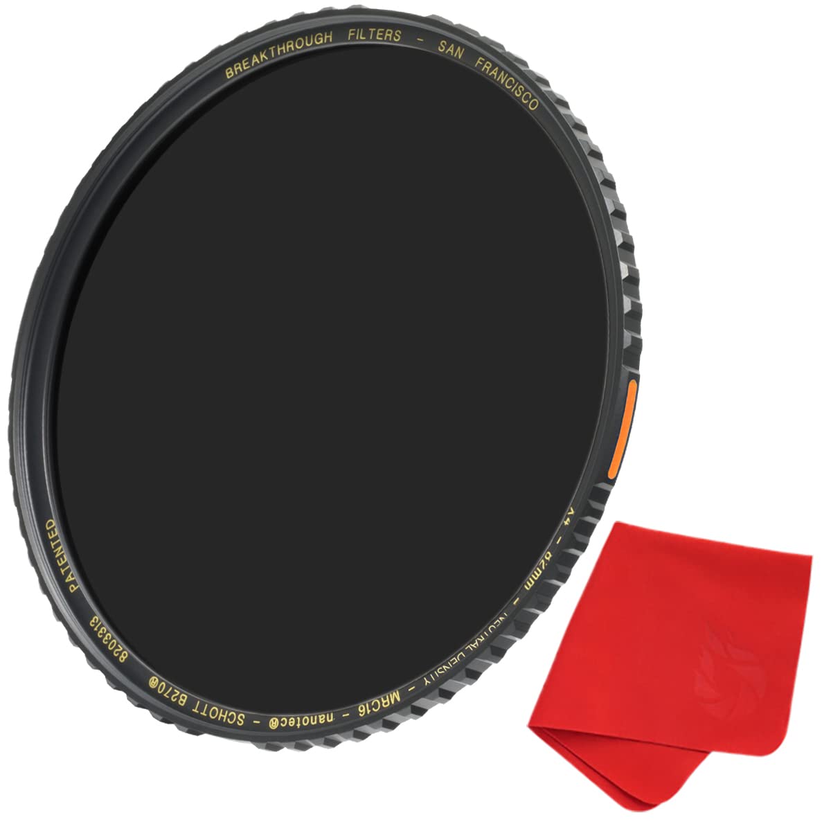 Breakthrough Photography 52mm X4 10-Stop Fixed ND Filter - Professional Neutral Density Camera Lens Filter with MRC16 Coating, Schott B270 Glass & Nanotec Technology | Ultra-Slim WeatherSealed Design for Landscape, Long Exposure & Outdoor Photography