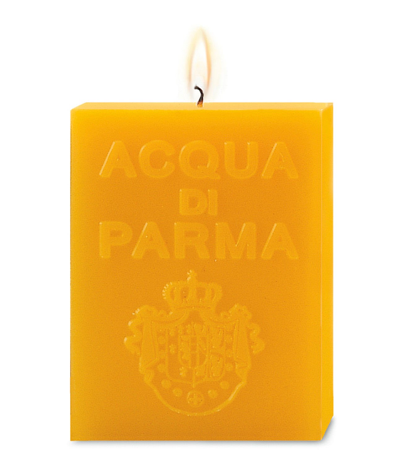 Acqua di Parma Luxury Scented Candle in Yellow Cube - Italian Home Fragrance for Living Room, Bedroom & Bathroom Decor