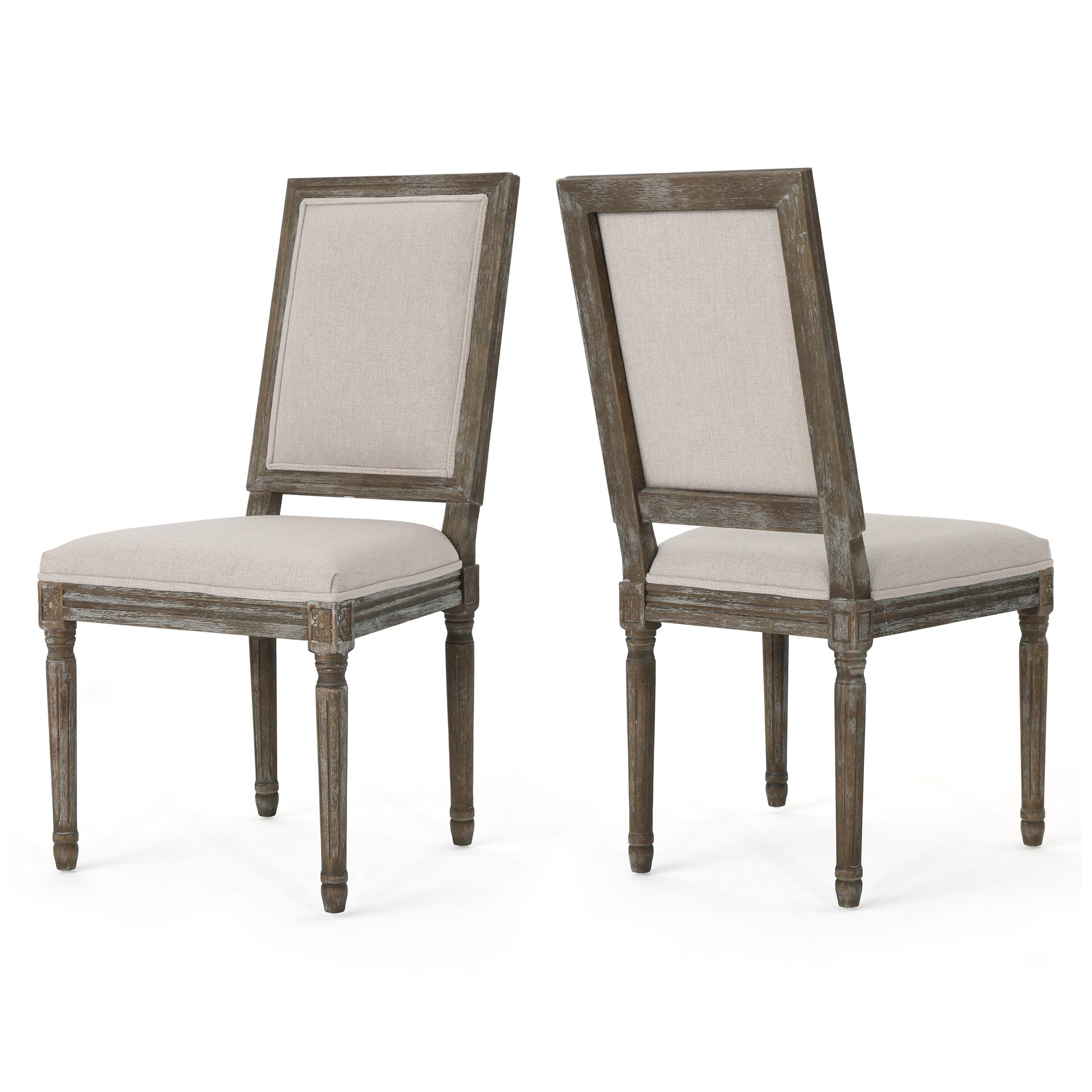 Modern Dining Chair Set of 1 - Sturdy Wooden Kitchen Chair with Cushion - Comfortable & Stylish for Home, Restaurant, or Office Use