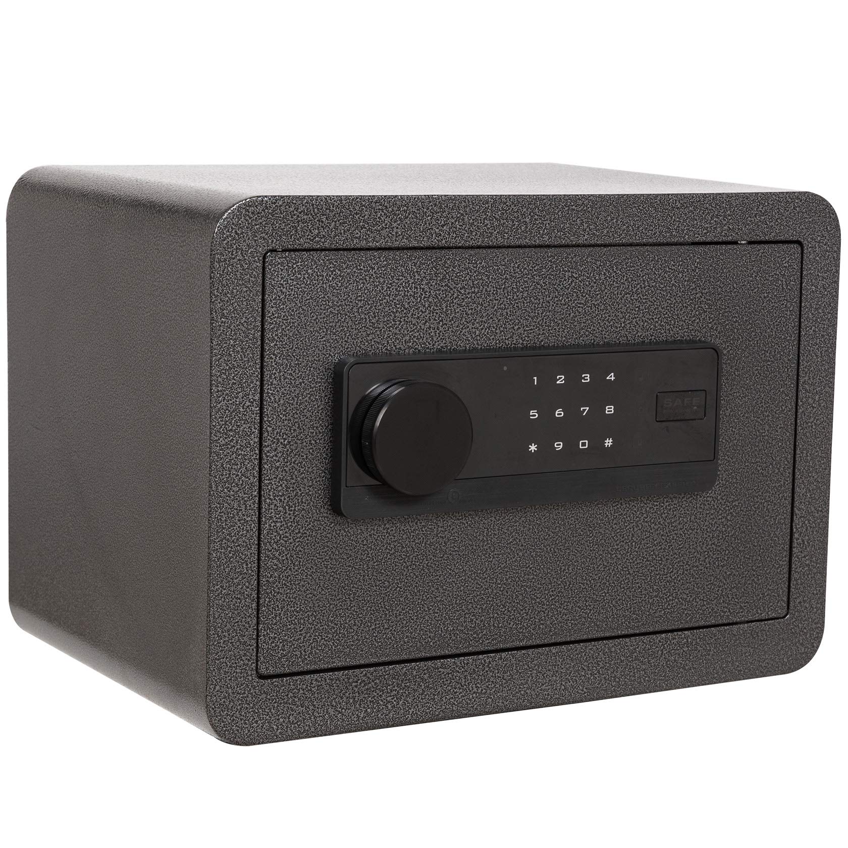 XXJF 0.62-1.5 Cubic Feet Digital Security Safe Box - Wall Mount Safe with Dual Key Lock & LED Password Display - Heavy Duty Steel Construction for Home, Office & Hotel Use