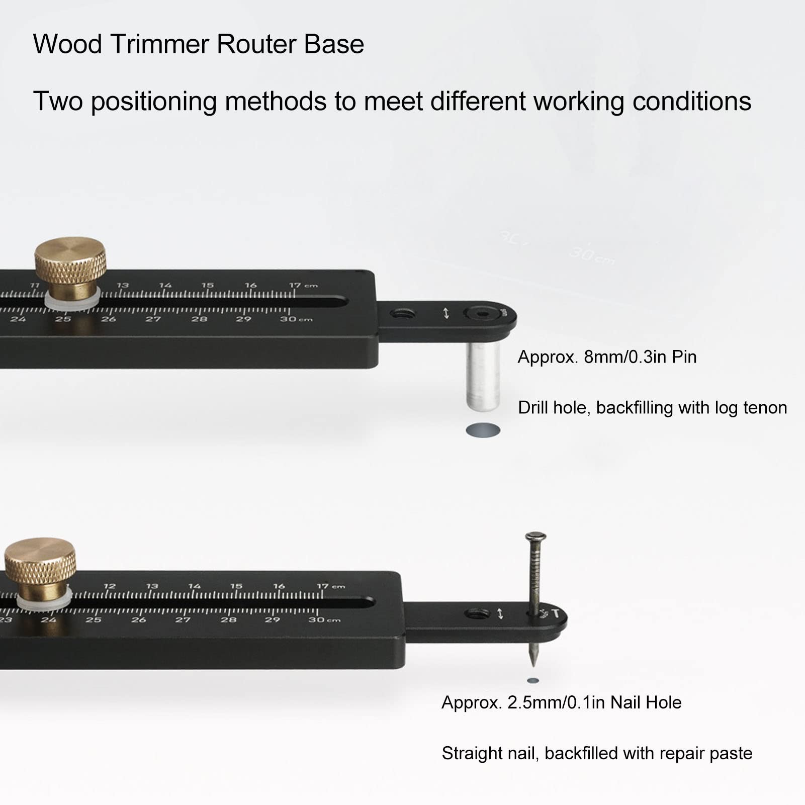 65mm Compact Wood Router Hand Trimmer - Precision Joiner & Cutting Tool for Woodworking | Ideal for DIY Projects, Cabinet Making & Furniture Crafting
