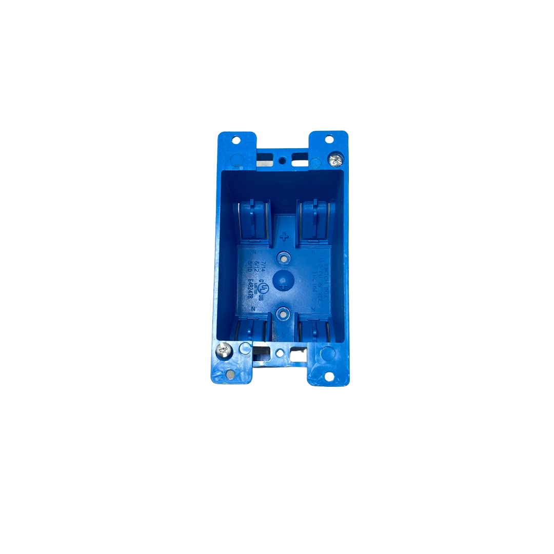 Electrical Single Gang Old Work Cut-in Boxes (Pack of 3) - Ideal for Home Renovations, Wiring Upgrades & DIY Electrical Projects