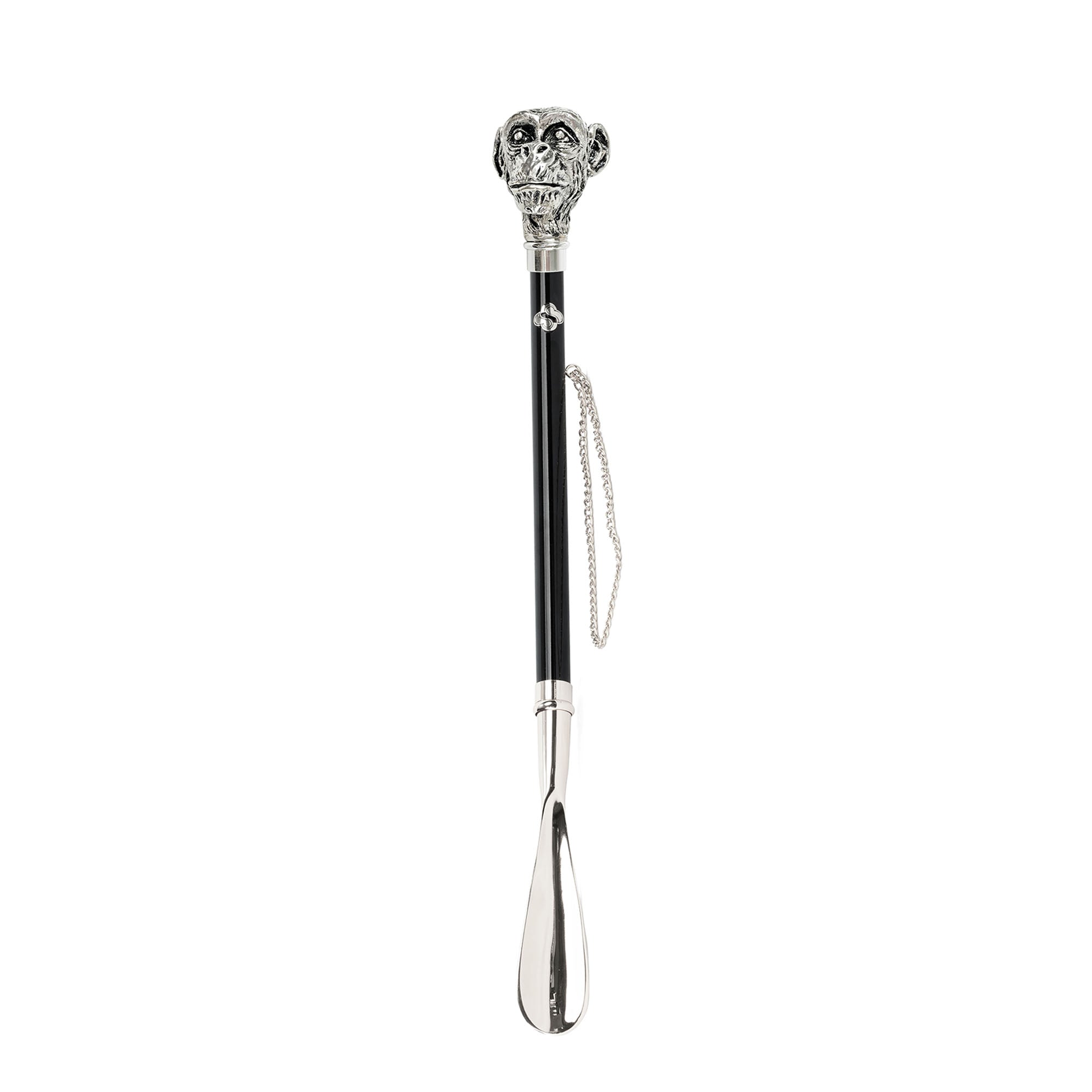 Premium Silver-Plated Monkey Shoehorn - Elegant & Durable Shoe Accessory for Men & Women - Perfect for Gifts, Travel, and Home Use