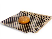 100 Pack Black and Brown Checkered