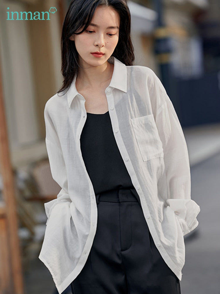 Women's Minimalist Versatile Tops - Stylish & Comfortable for Work, Casual & Everyday Wear