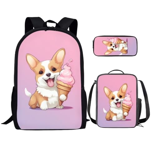 Pink Cute Corgi
