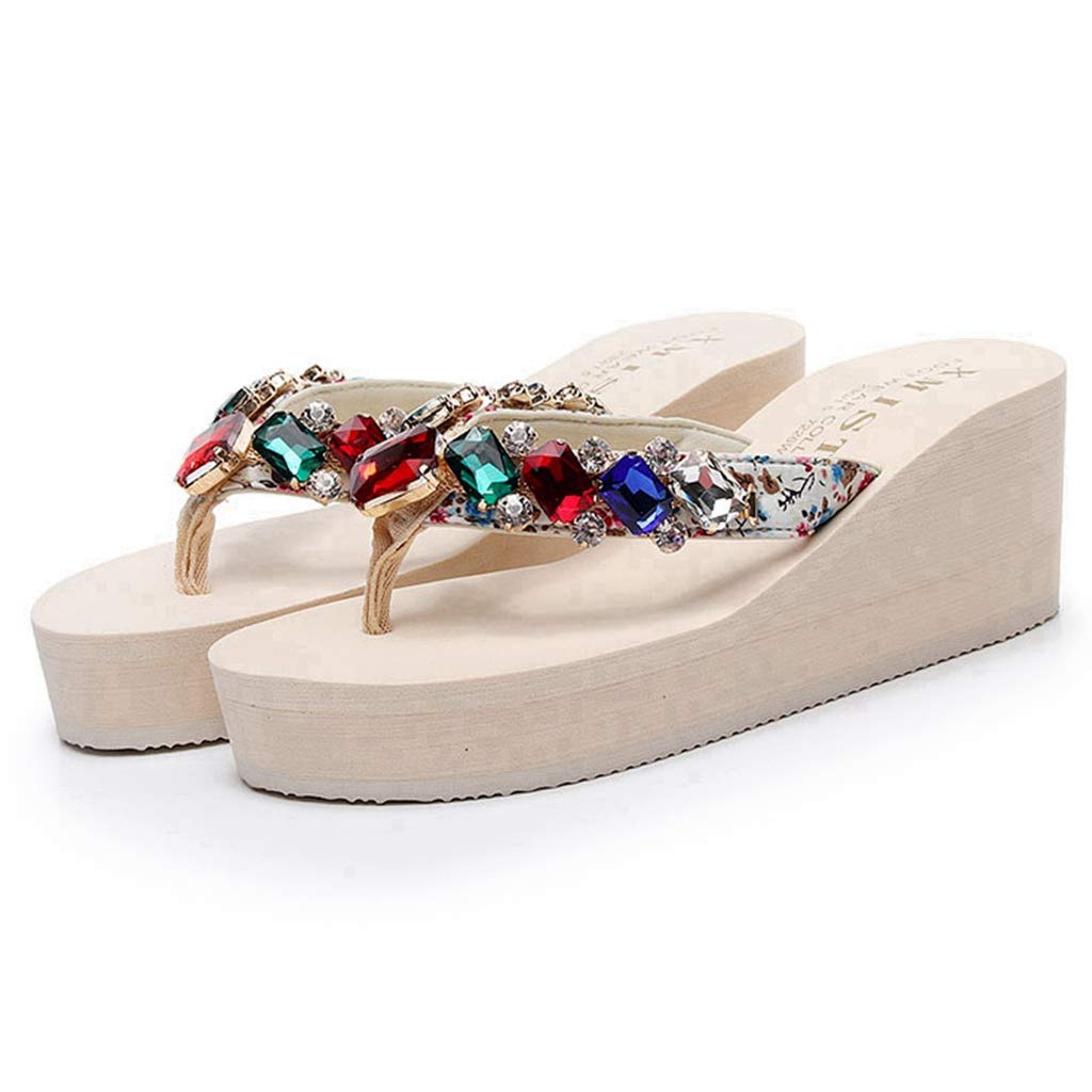 Mioke Women's Comfortable Slide Sandals - Lightweight & Breathable Summer Slippers for Indoor/Outdoor Use at Home, Beach, Pool, or Gym