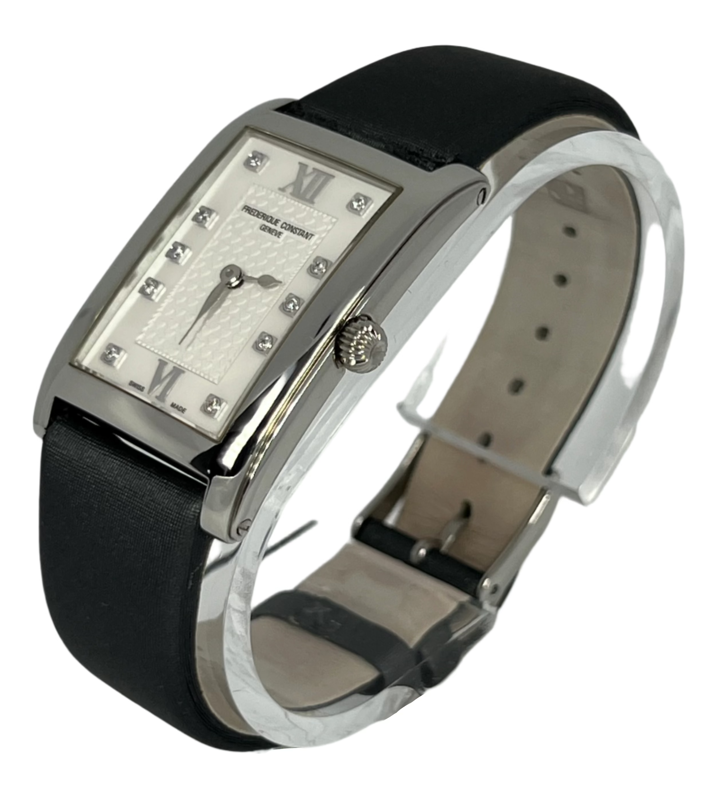 Frederique Constant Carree Collection Stainless Steel Women's Watch - Elegant Dress Watch for Business, Formal Occasions & Special Events