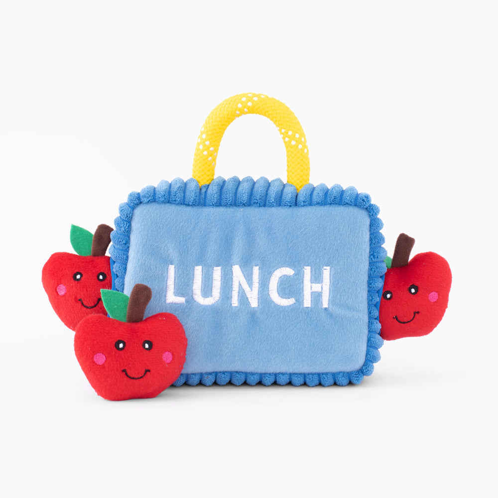 Zippy Burrow Insulated Lunch Box with Apples - Reusable & Leak-Proof Bento Box for Kids School, Office, and Picnic - Perfect for Healthy Meals On-The-Go