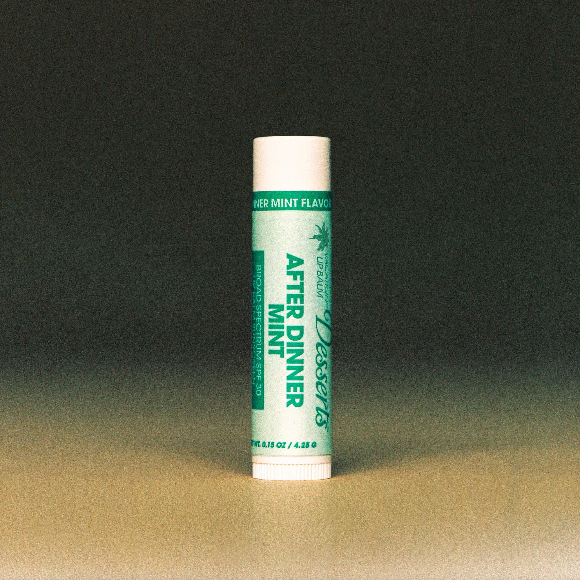 After Dinner Mint SPF 30 Lip Balm Sunscreen - Moisturizing & Sun Protection for Dry Lips - Perfect for Outdoor Activities, Hiking, and Daily Use