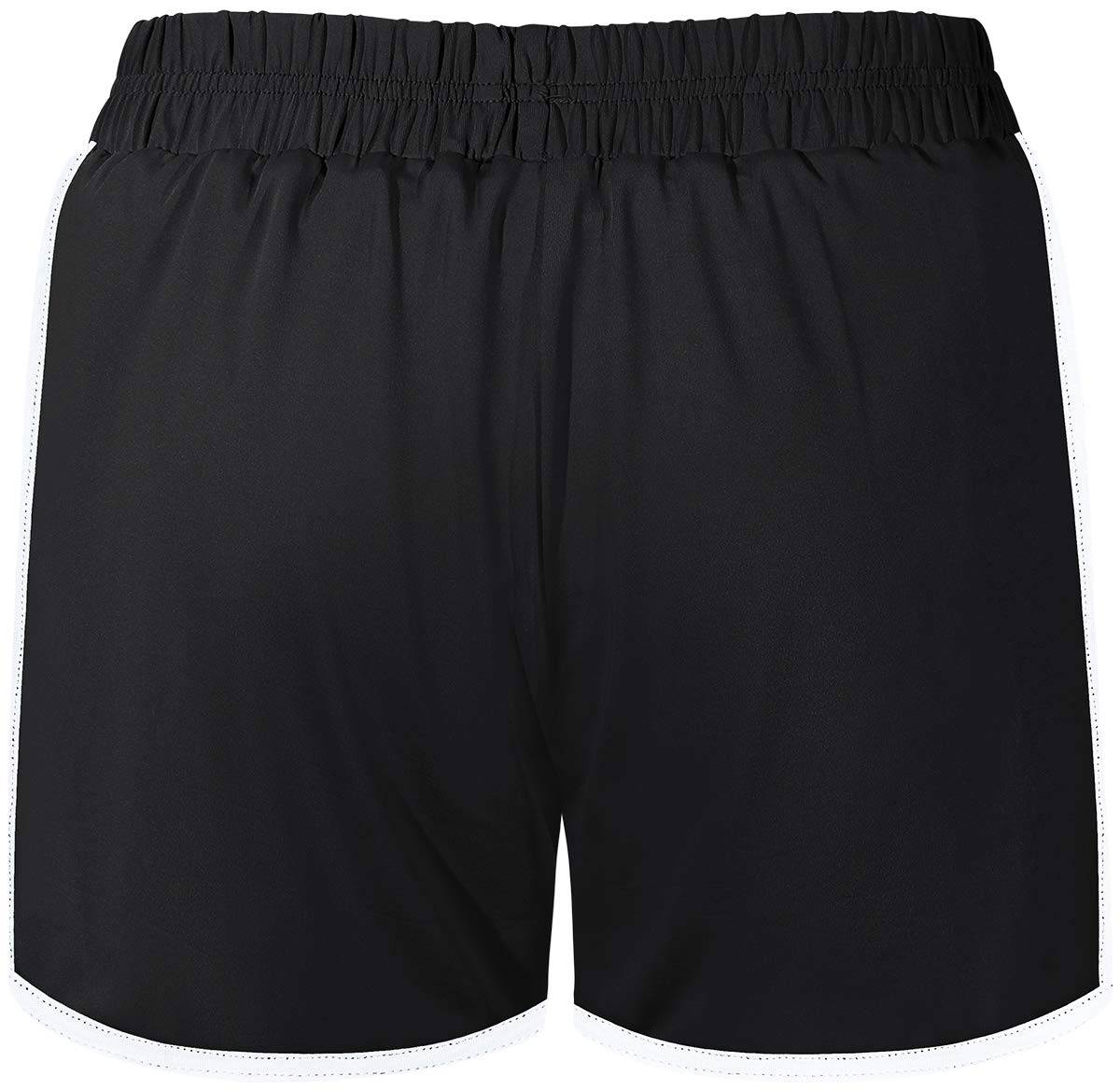 Fulbelle Women's Running Shorts with Pockets - Double Layer Athletic Workout Gym Shorts for Yoga, Jogging & Fitness Training
